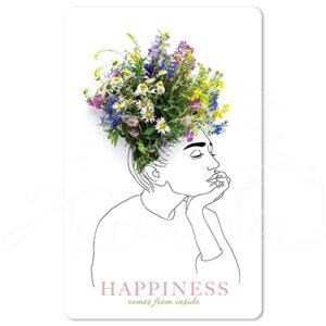 Happiness comes from inside