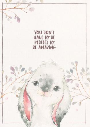 You don't need to be perfect to be amazing