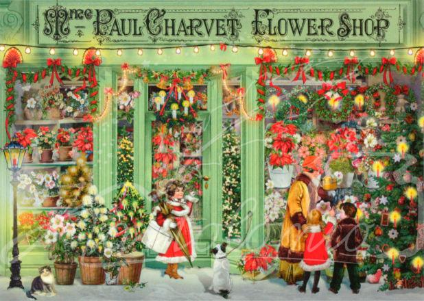 Weihnachtlicher Blumenladen - Christmas Flower Shop
