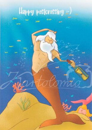 Happy Postcrossing - Message in a bottle - No. 6