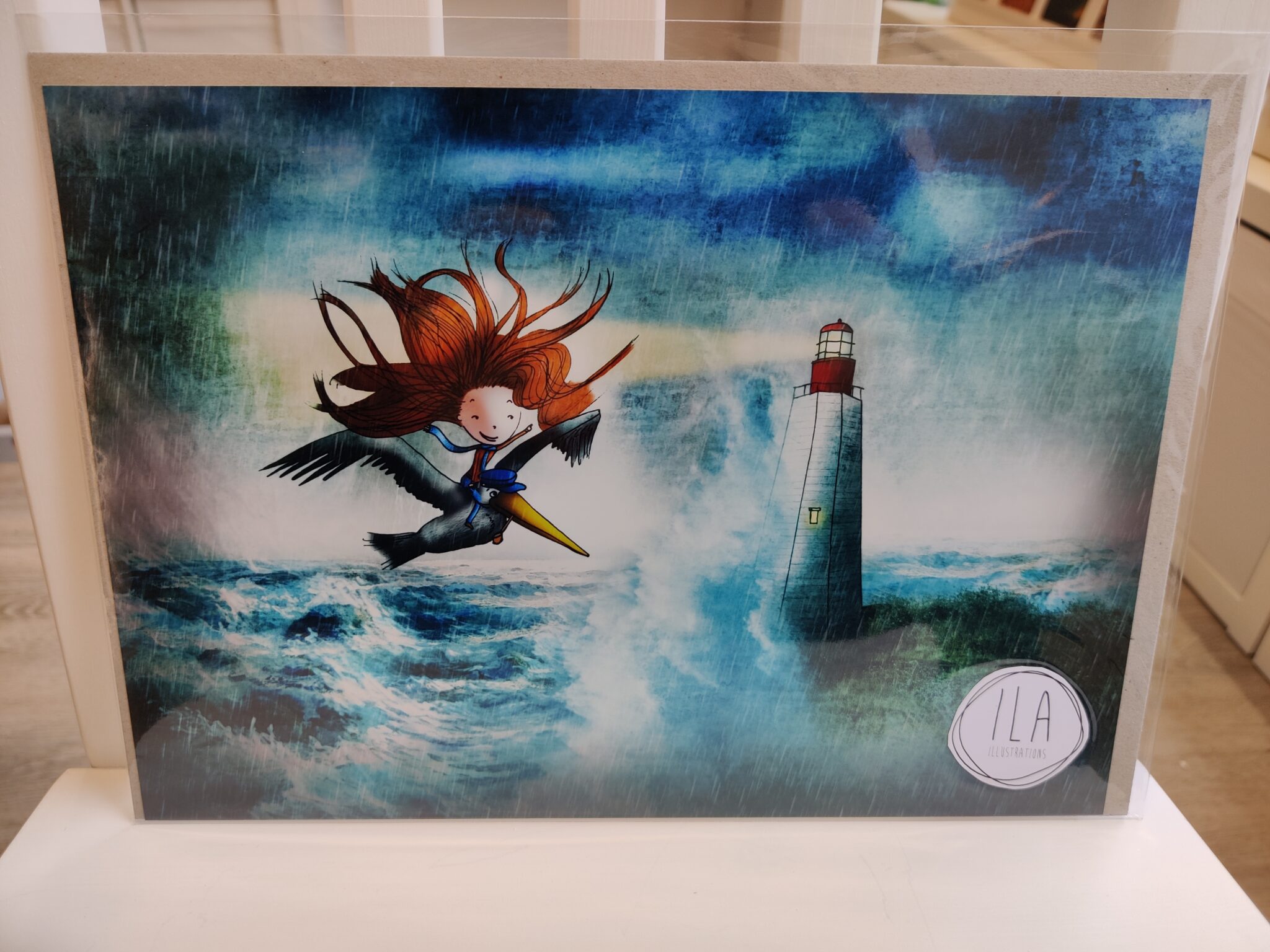 Poster Ila Illustrations "The lighthouse" A4