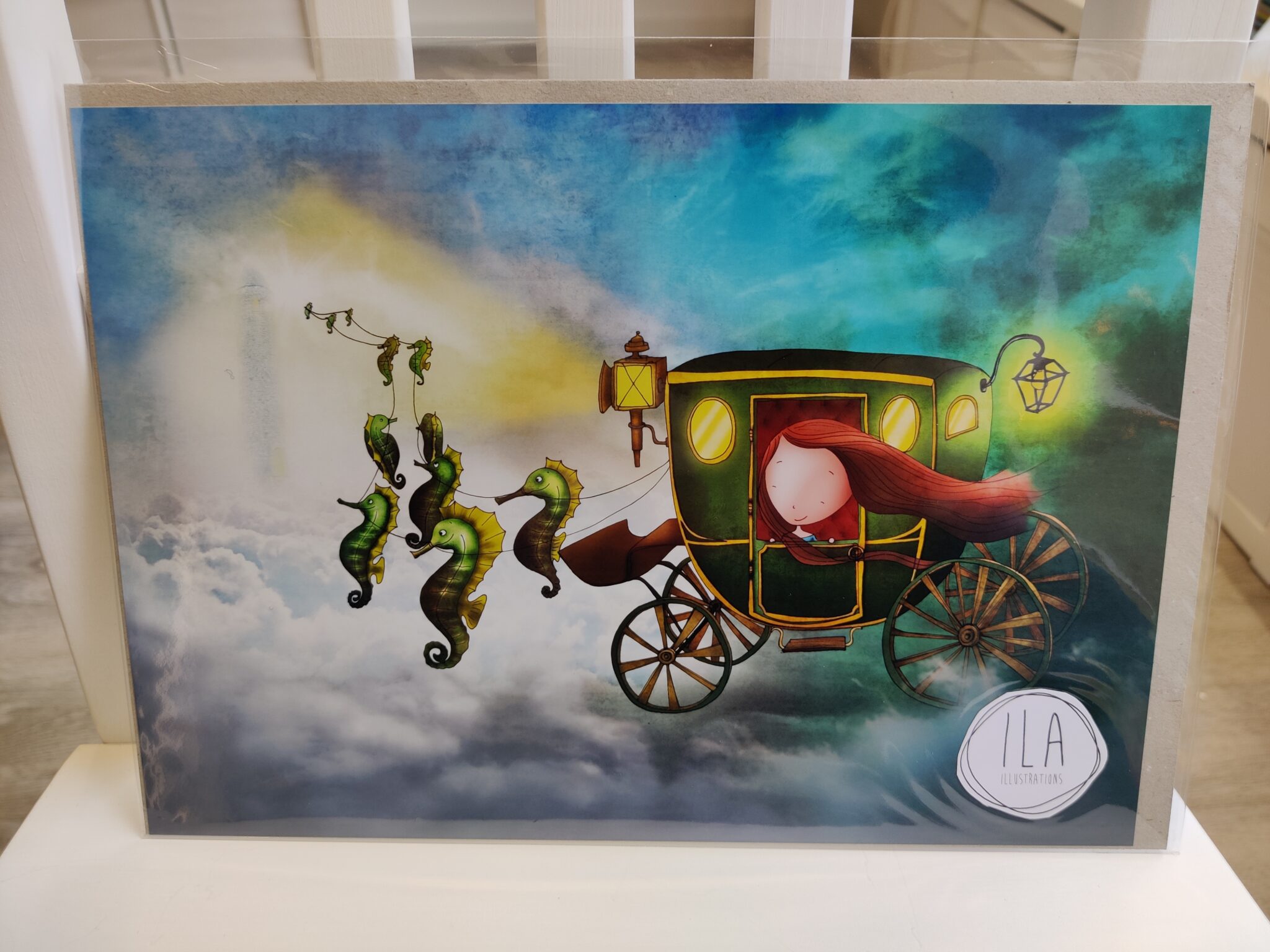 Poster Ila Illustrations "The magic carriage" A4