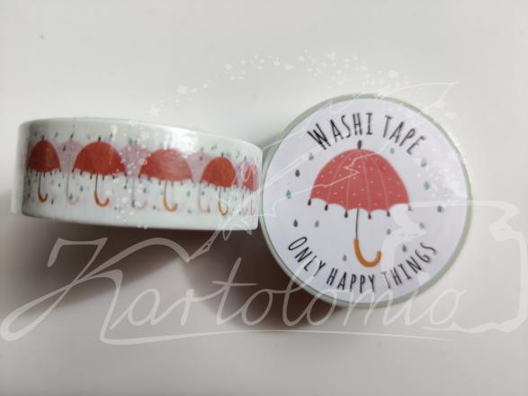 Washi-Tape Regenschirm