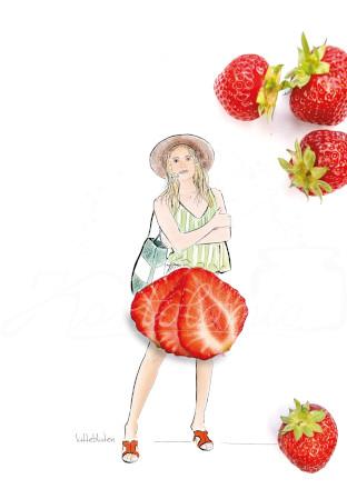Erdbeer-Mädchen